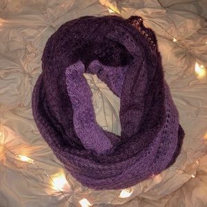 Purple Infinity Scarf